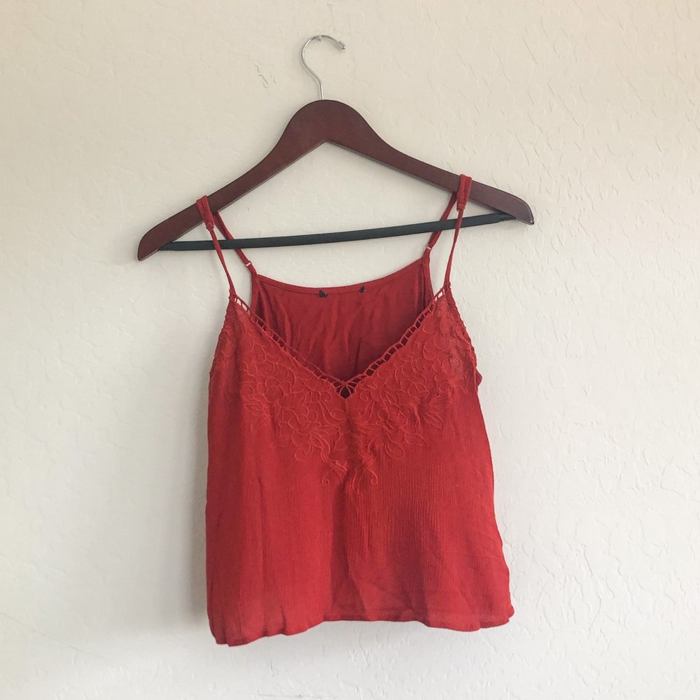 ⭐️SOLD Orange Tank Top - Picture 4 of 5